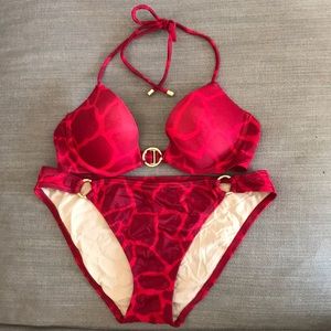 Victoria’s Secret Red Leopard Bikini